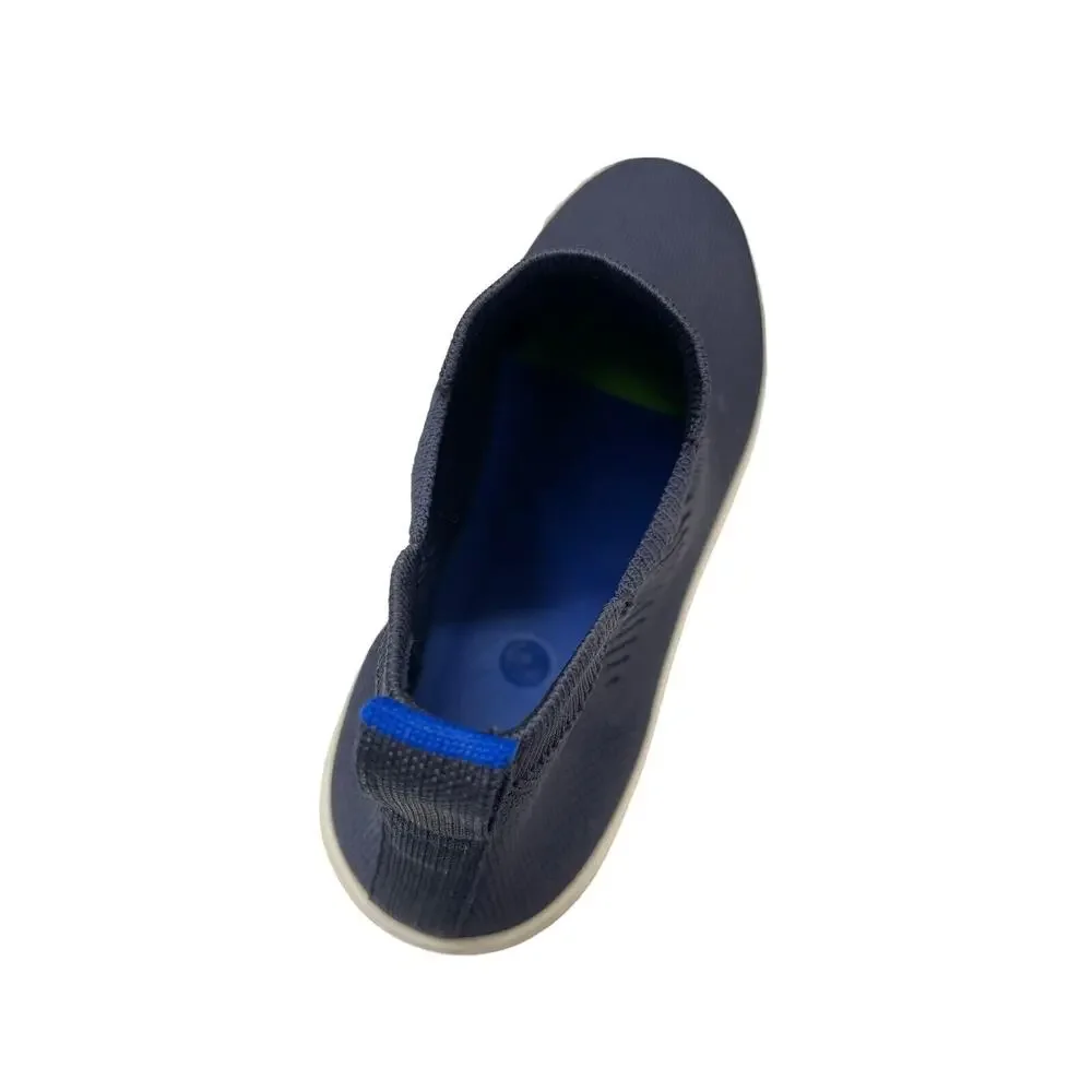 Rothy’s Chelsea Boot High top Knit Pull On Sneakers Navy Blue Size 9